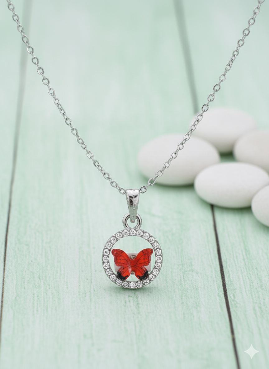 Radiant Butterfly Necklace
