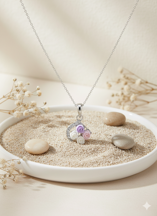 Rose Heart Necklace