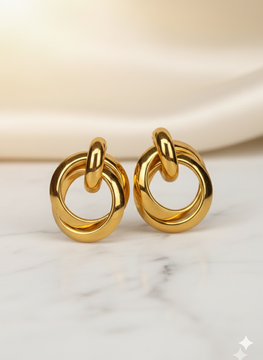 Twisted Hoop Earrings