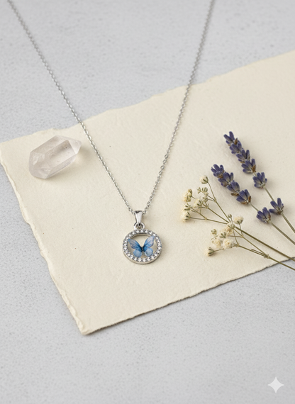 Radiant Butterfly Necklace
