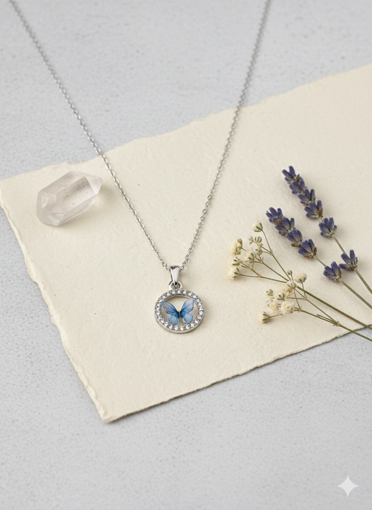 Radiant Butterfly Necklace